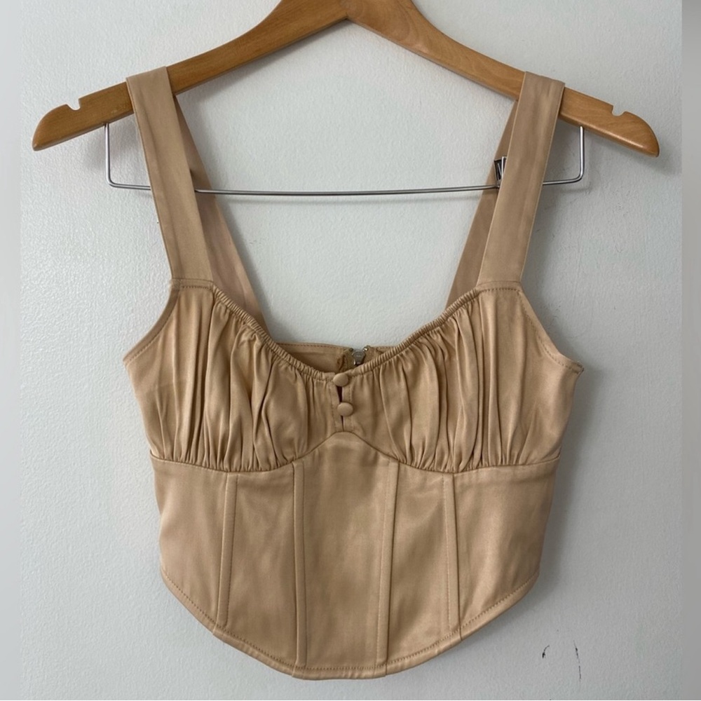 BNWT Corset Silk Top